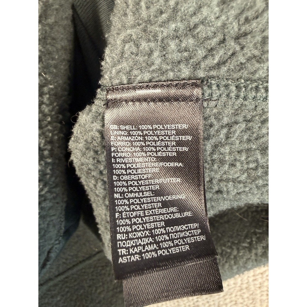 The North Face Womens Sherpa Fleece Hoodie Pullover Gray 1/4 Zip M - Picture 7 of 10